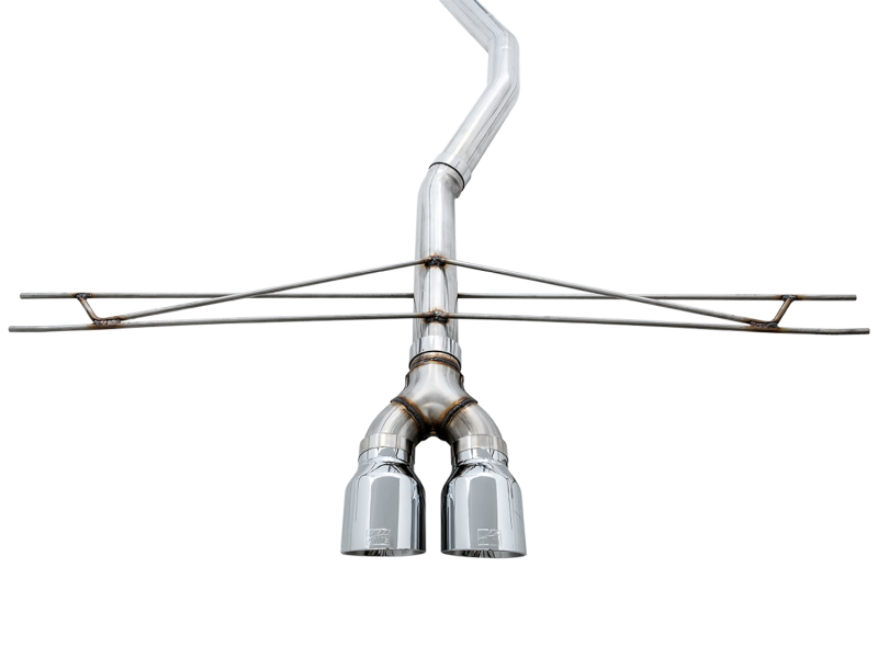 Honda Civic Si Performance Exhaust - AWE Tuning - Cat Back Track Edition - Chrome Silver - `16-`27